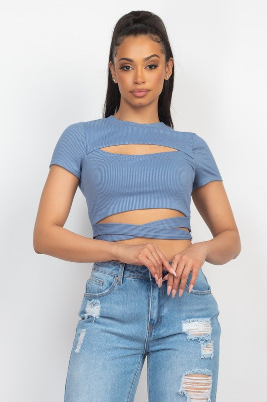 Cutout Crop Top