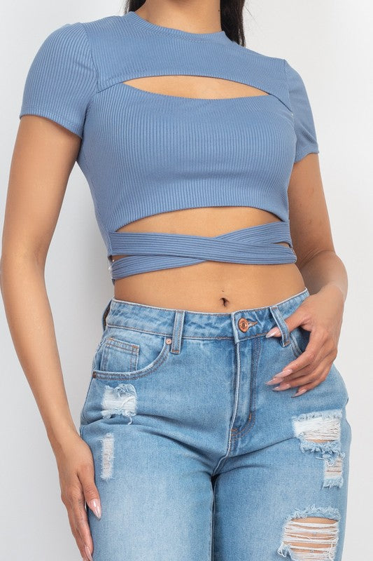 Cutout Crop Top