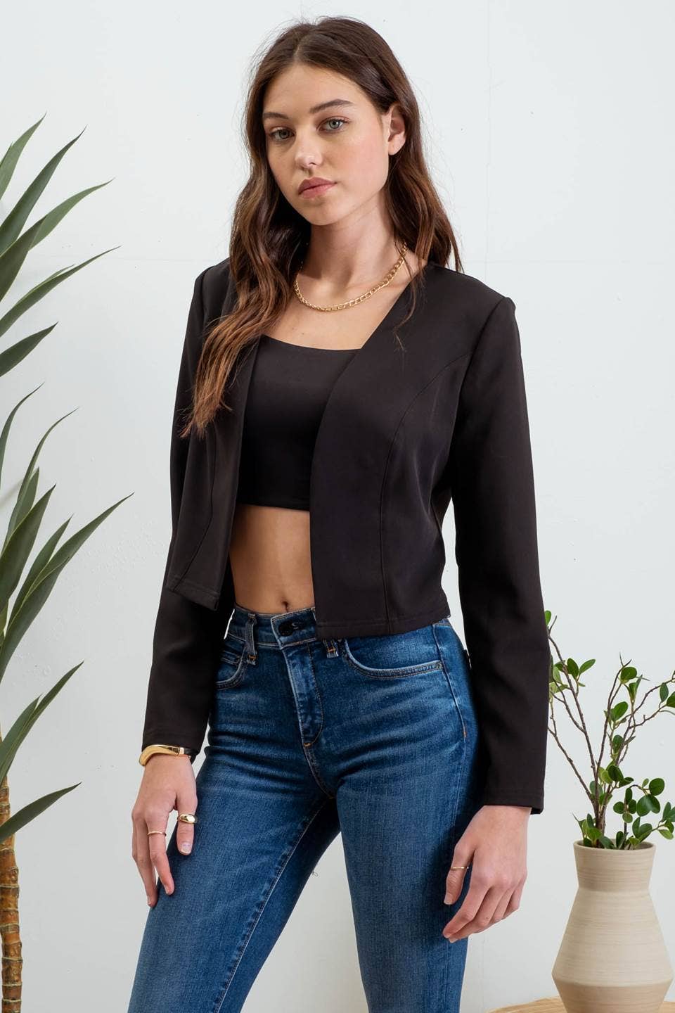 BLACKY LONG SLEEVE BLAZER