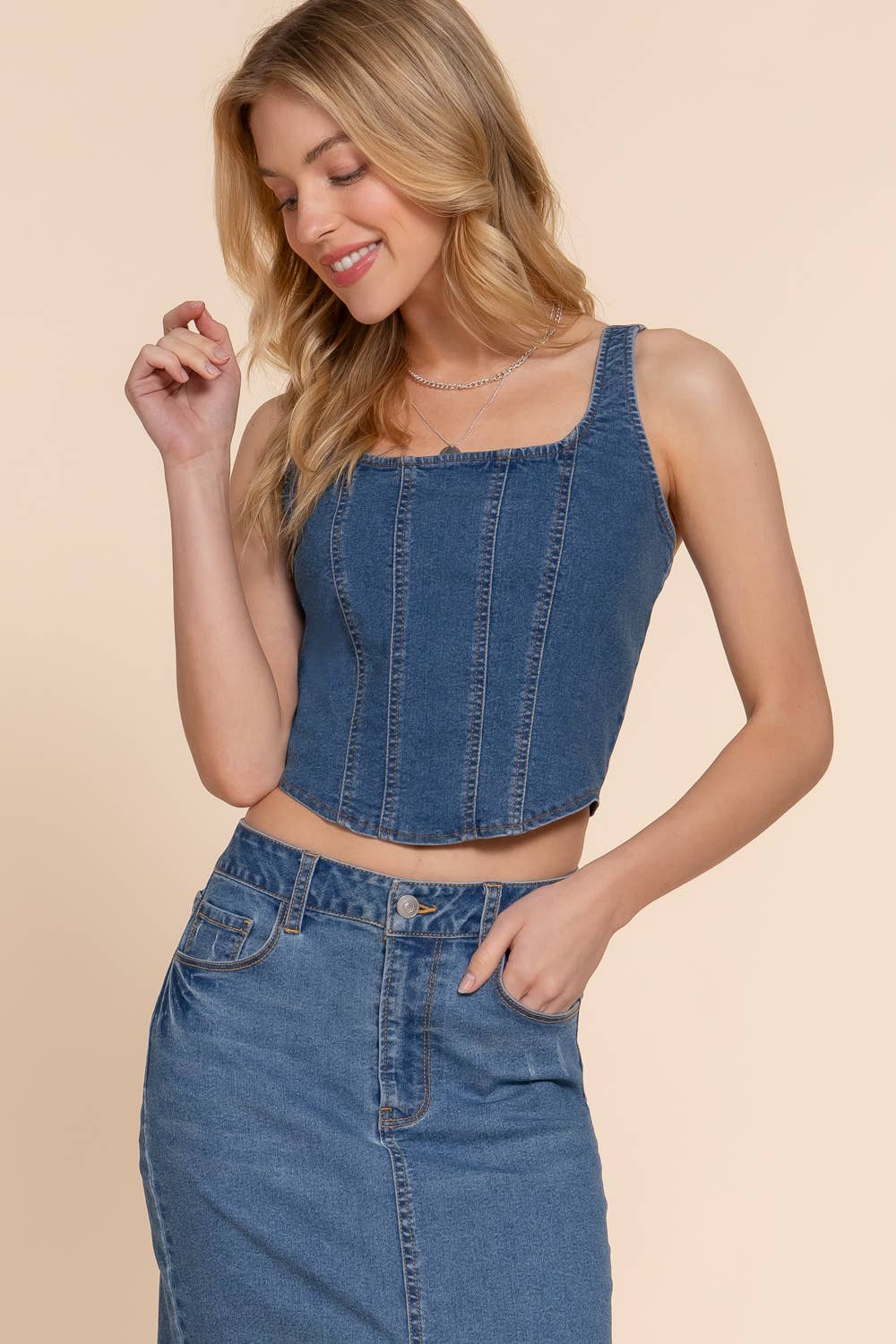 Denim Top