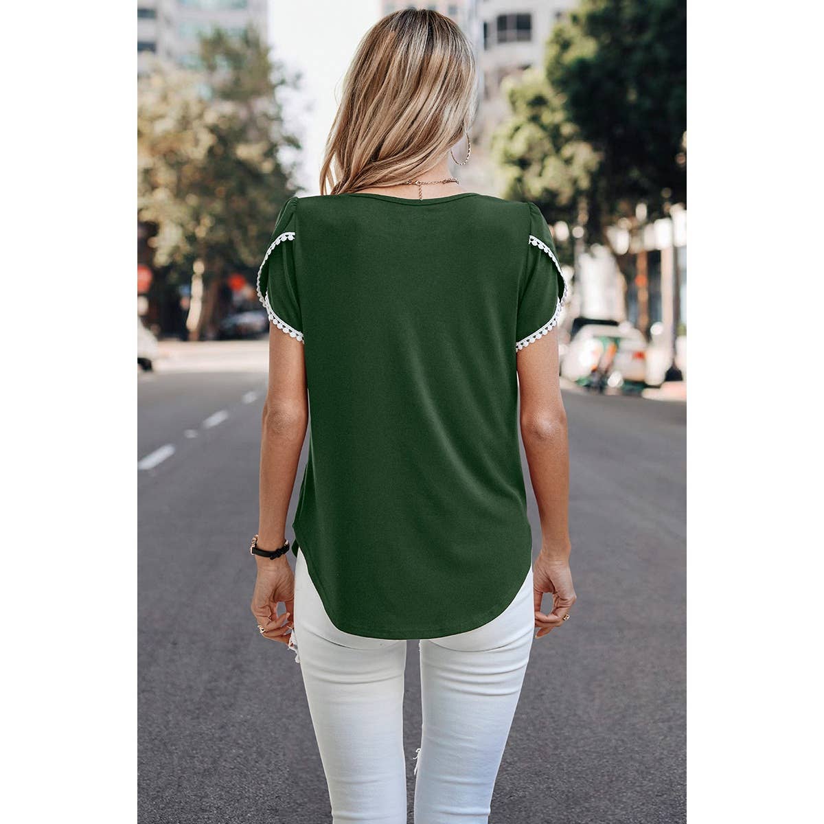 Round Neck Loose Fit Tee