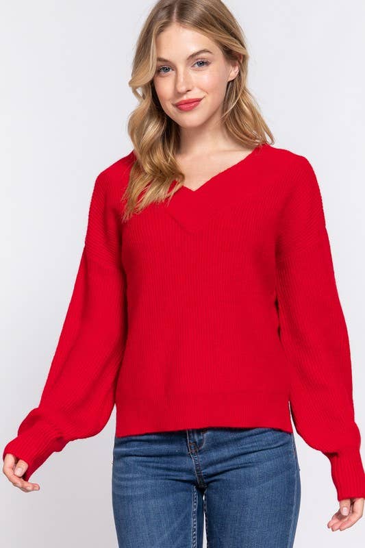 V-neck Sweater