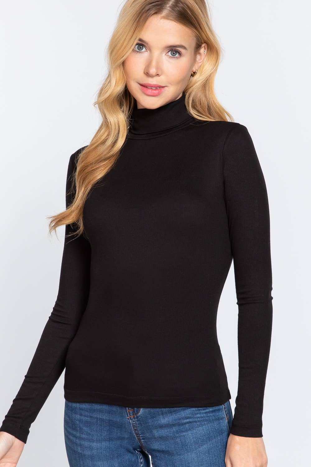 Long Sleeve Turtleneck Top