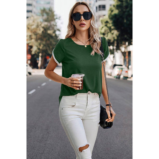 Round Neck Loose Fit Tee